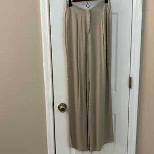 New with tag ZARA viscose high waisted wide legs pants.